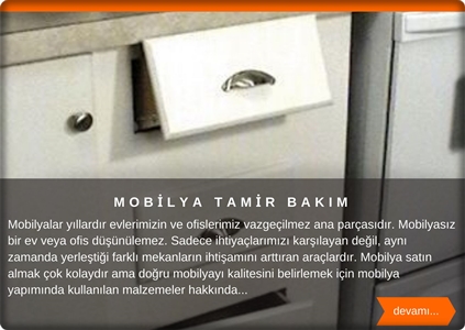  Mobilyalar yıllardır evlerimizin ve ofislerimiz vazgeçilmez ana parçasıdır. Mobilyasız bir ev veya ofis düşünülemez. Sadece ihtiyaçlarımızı karşılayan değil, aynı zamanda yerleştiği farklı mekânların ihtişamını arttıran araçlardır. Mobilya satın almak çok kolaydır ama doğru mobilyayı kalitesini belirlemek için mobilya yapımında kullanılan malzemeler hakkında bilgi sahibi olmak gerekir. Ev veya işyerinde kullandığınız mobilyalar